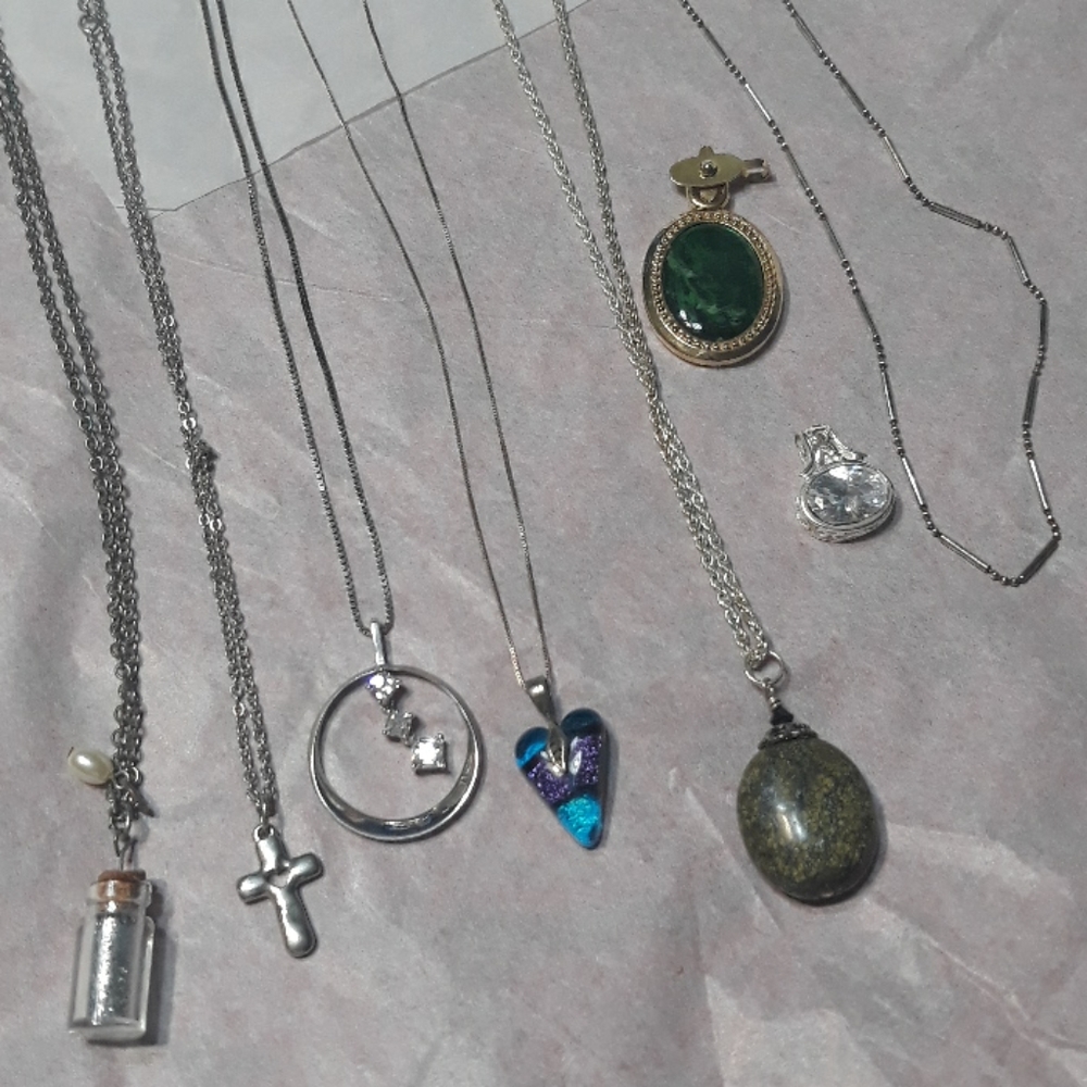 Silver Necklace Bundle